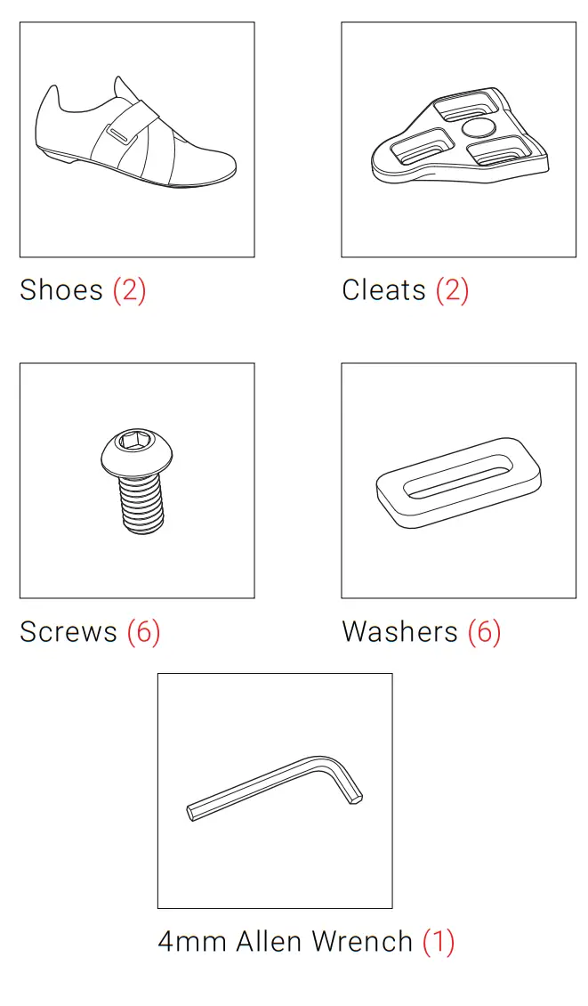 PELOTON Altos Cycling Shoes - fig 1