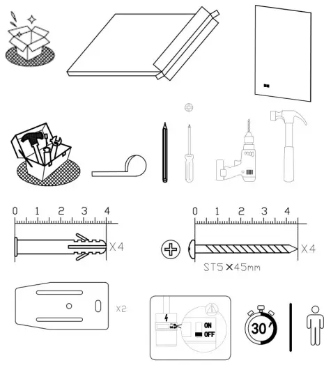 sycamore SY9029 Halifax Tunable LED Bathroom Mirror with Demister-fig2
