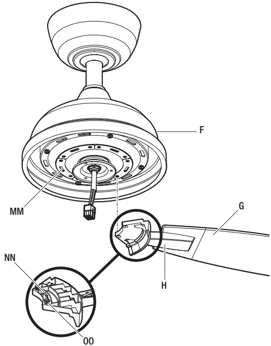 HAMPTON BAY YG991 MBK Seaport Ii 52 Inch Ceiling Fan - Figure 18