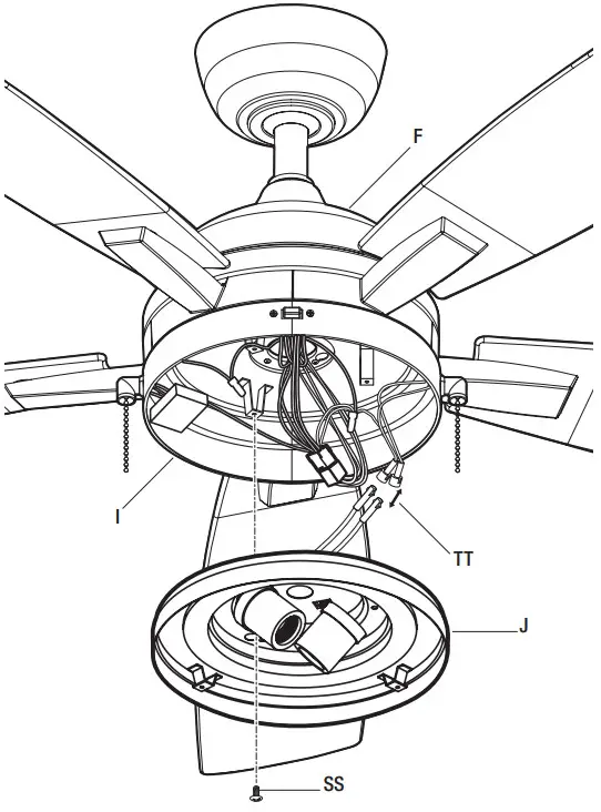 HAMPTON BAY YG991 MBK Seaport Ii 52 Inch Ceiling Fan - Figure 20