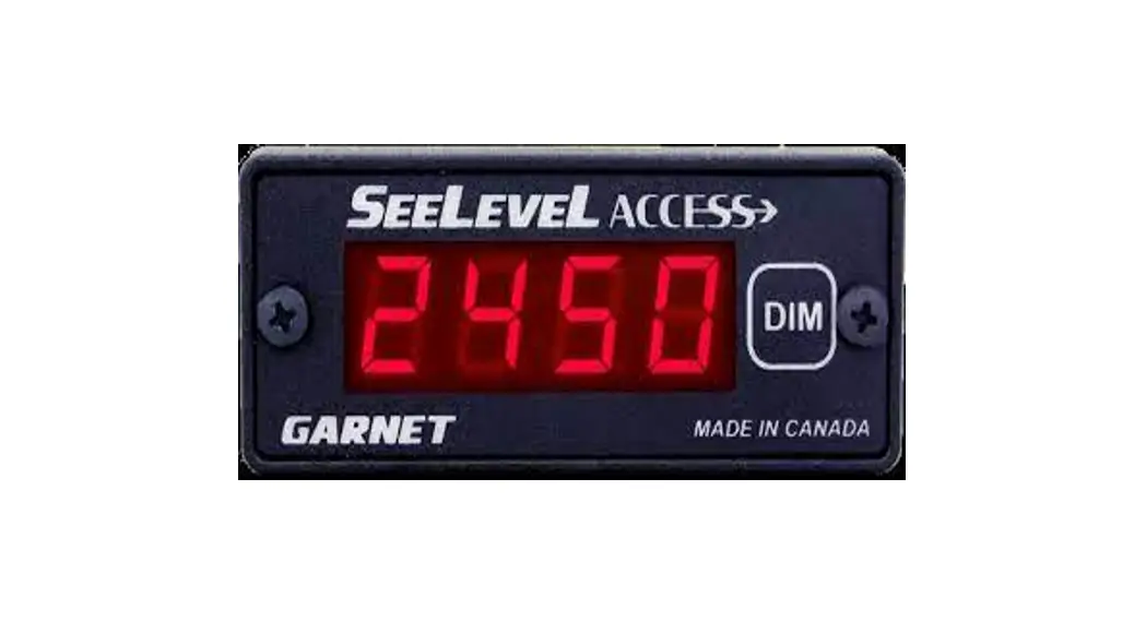 Garnet Seelevel Access T-dp0301-a Data Portal And Remote Display Instruction Manual