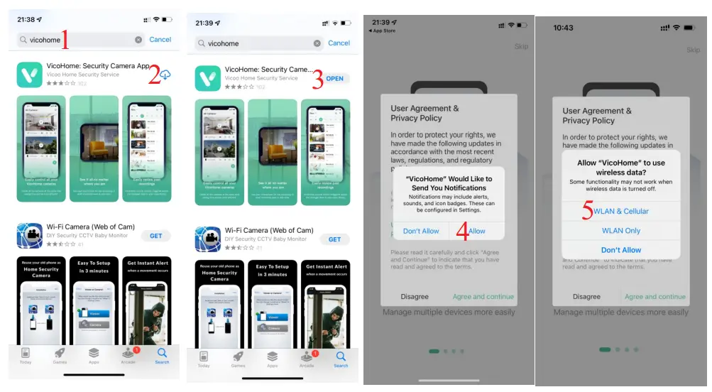 HOSAFE COM CQ1S Wireless Solar Security Camera - Fig 1