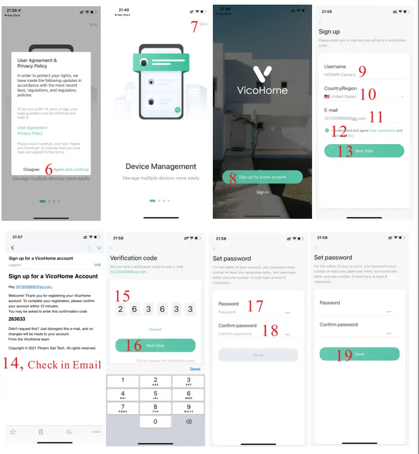 HOSAFE COM CQ1S Wireless Solar Security Camera - Fig 2