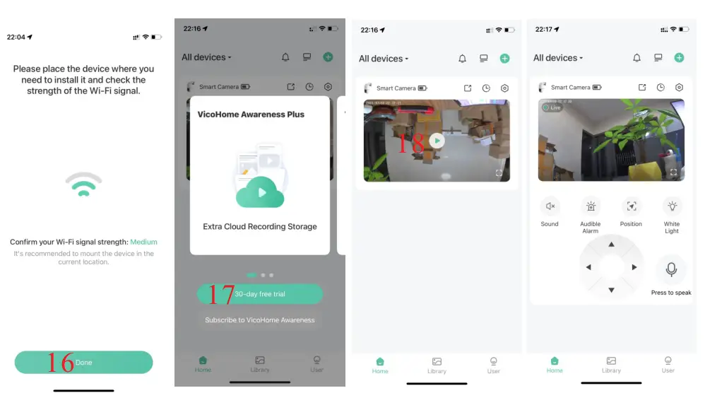 HOSAFE COM CQ1S Wireless Solar Security Camera - Fig 6