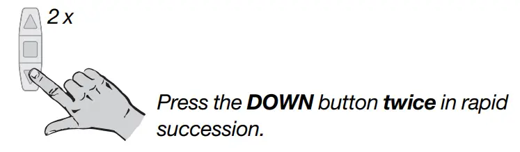 SELVE i-R Send 1 Radio Hand Transmitter - Set intermediate position 1.3