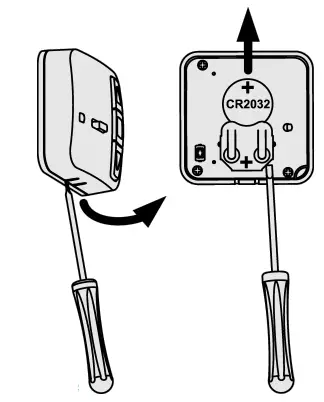 SELVE i-R Send 1 Radio Hand Transmitter - Set intermediate position 10