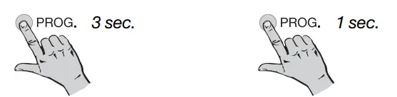 SELVE i-R Send 1 Radio Hand Transmitter - Set intermediate position 5