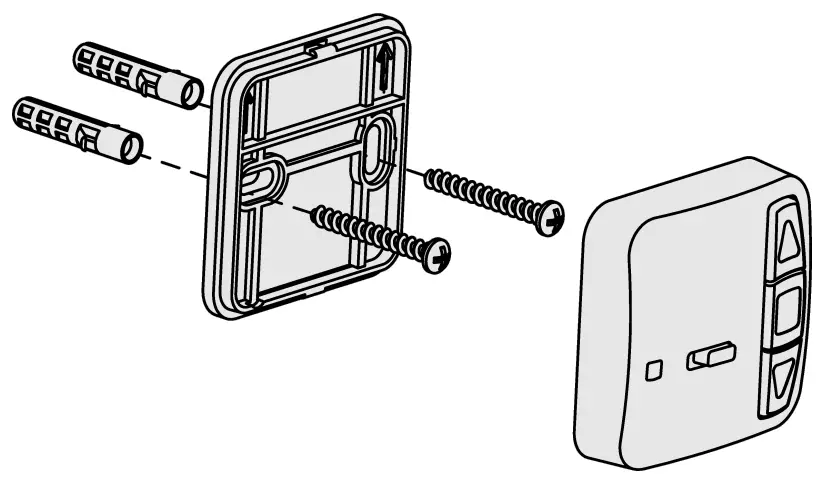 SELVE i-R Send 1 Radio Hand Transmitter - Set intermediate position 8