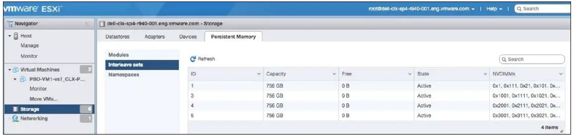 intel Optane Persistent Memory and SAP HANA Platform Configuration on VMware ESXi-13