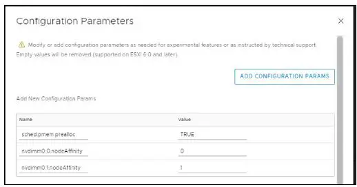 intel Optane Persistent Memory and SAP HANA Platform Configuration on VMware ESXi-17