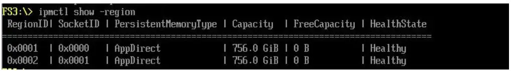 intel Optane Persistent Memory and SAP HANA Platform Configuration on VMware ESXi-22