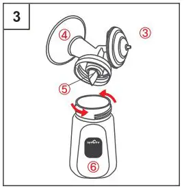 SPECTRA Dual-S Electric Breast Pump-6