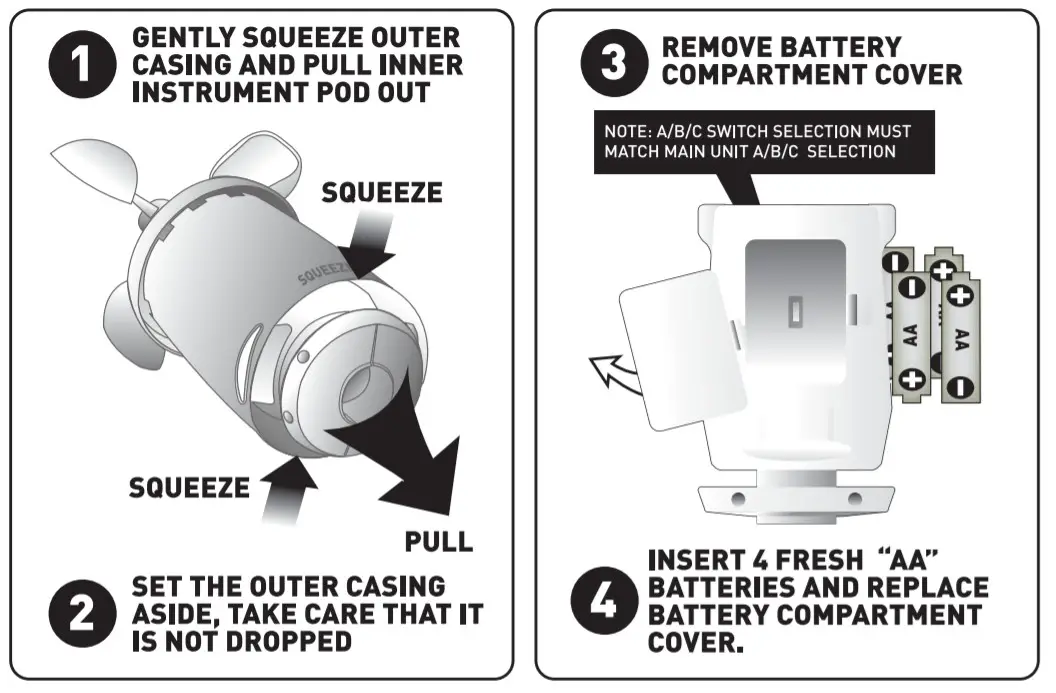 AcuRite 00624 Wireless Weather Station - ICOInstall Batteries N1