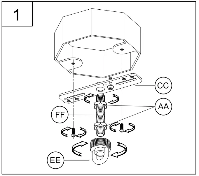 PROGRESS LIGHTING P400332 Cabarro 5-Light Brushed Nickel Transitional Chandelier - fig 1