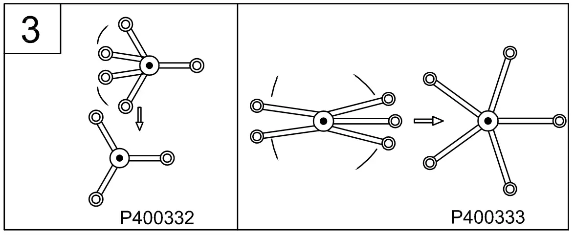 PROGRESS LIGHTING P400332 Cabarro 5-Light Brushed Nickel Transitional Chandelier - fig 4