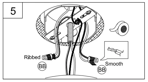 PROGRESS LIGHTING P400332 Cabarro 5-Light Brushed Nickel Transitional Chandelier - fig 7