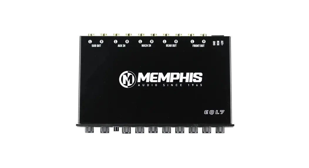 Memphis Audio Mxazeq5bt Dual Zone 5-band Marine Equalizer Instruction Manual Memphis Audio Mxazeq5bt Dual Zone 5-band Marine Equalizer Instruction Manual