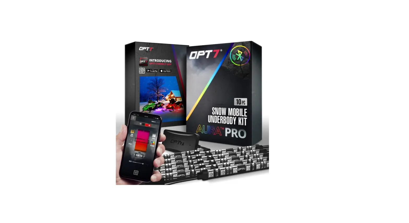 Opt7 Aura Pro Snowmobile Underbody Led Lighting Kit Installation Guide