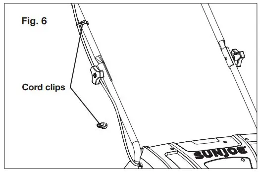 SUNJOE AJ801E-RM Electric Scarifier Dethatcher 12.6-Inch 12-AMP User Manual - Fig 6