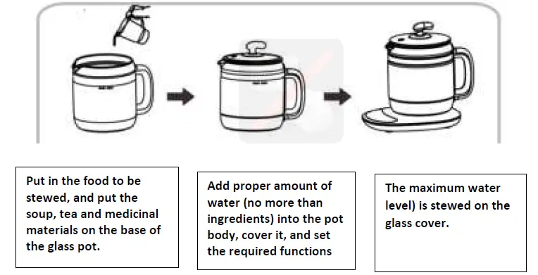 Hello Kitchen YSH-B18T1 Jiafu Electric Kettle 03
