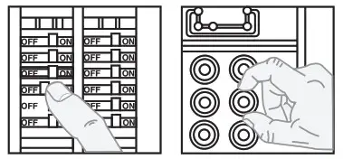SURAIELEC URKW11A 3 Way Wireless Light Switch and Receiver Kit - Wiring Diagram 1