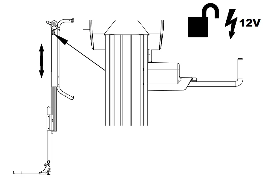 BR-SYSTEMS 4000520 Bike Lift 12V Motor Installation Instruction illustration