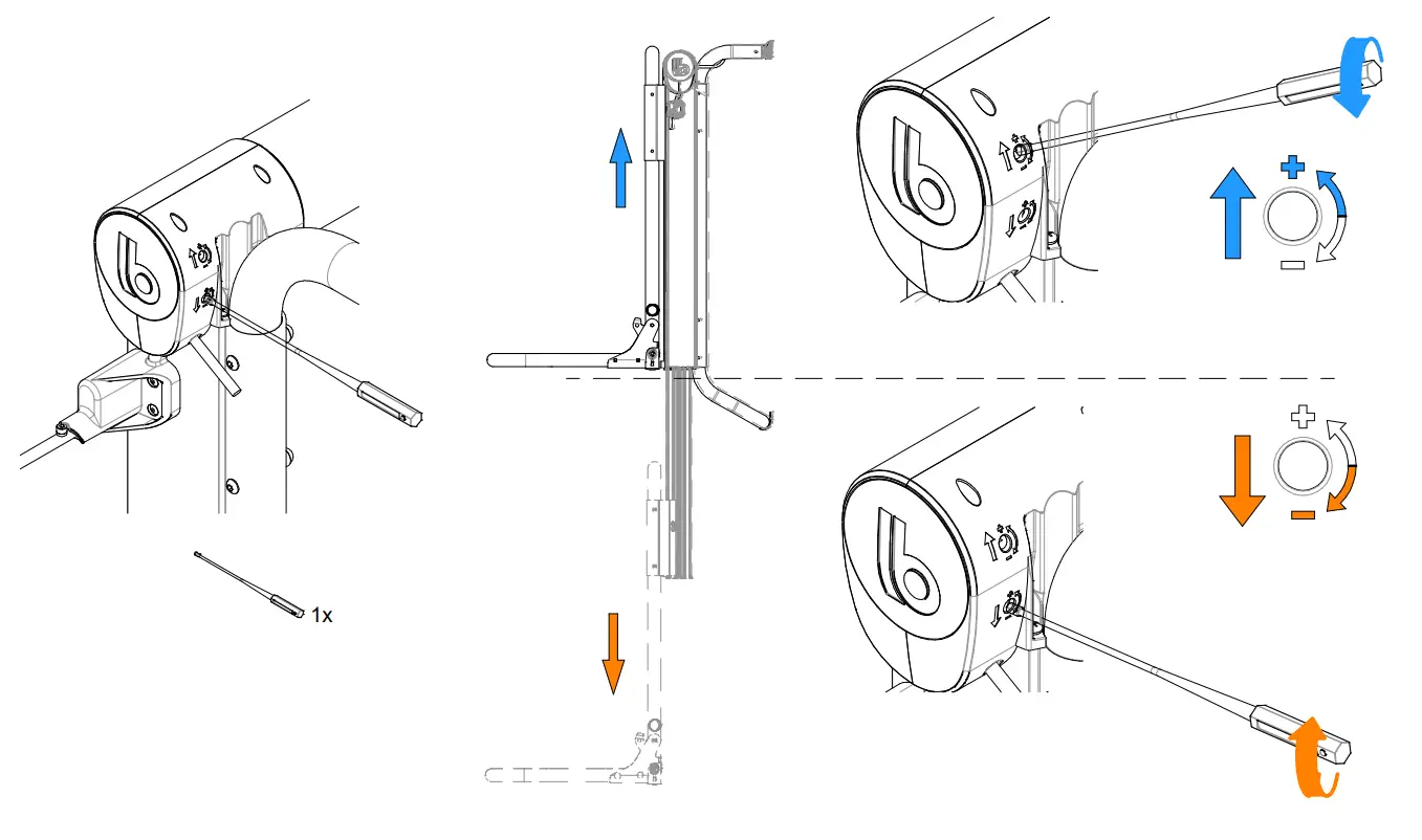 BR-SYSTEMS 4000520 Bike Lift 12V Motor Installation Instruction illustration