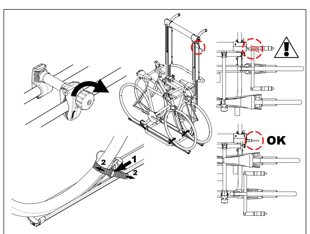 BR-SYSTEMS 4000520 Bike Lift 12V Motor Installation Instruction illustration