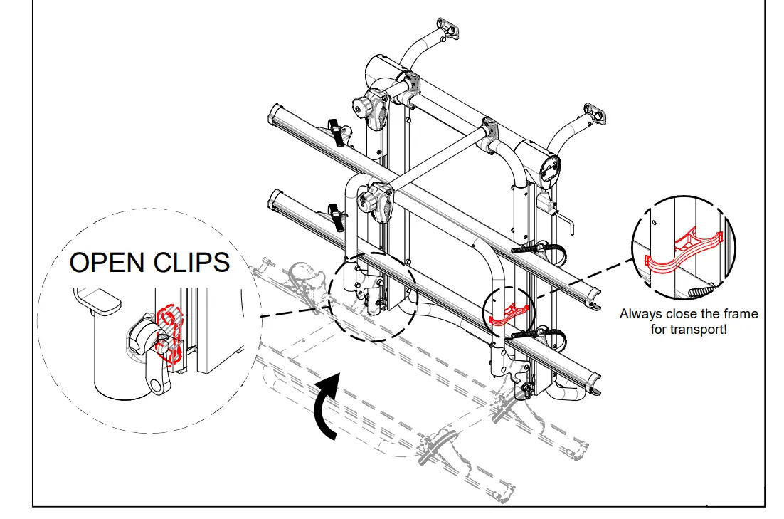 BR-SYSTEMS 4000520 Bike Lift 12V Motor Installation Instruction illustration