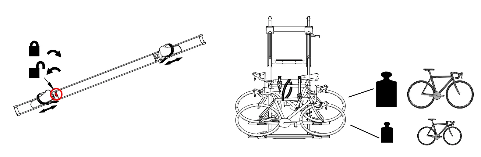 BR-SYSTEMS 4000520 Bike Lift 12V Motor Installation Instruction illustration