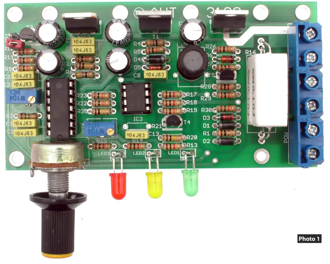 AVT3120 Automatic Charger for Lead Batteries - Figure 5