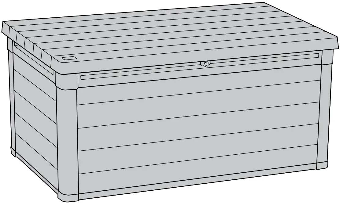 KeTeR 1142591 Denali Storage Box 570L
