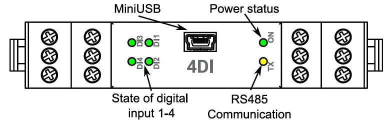 iSMA CONTROLLI SFAR-1M-4DI-M Modbus I-O Module-FIG-1