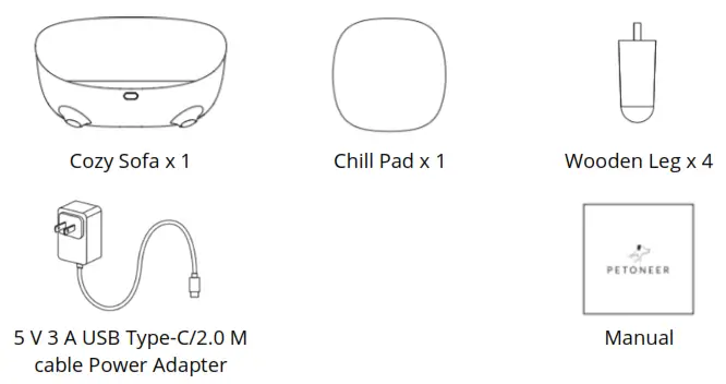 PETONEER Cozy Sofa Smart Climate-Controlled - 1