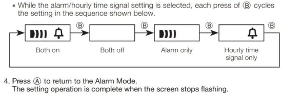 FIG 12 To configure alarm and hourly time signal settings.JPG