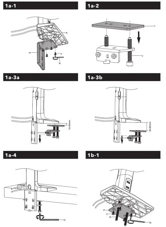 AlzaErgo APW-EGSSC110B Sit-Stand Desk Converter - 3