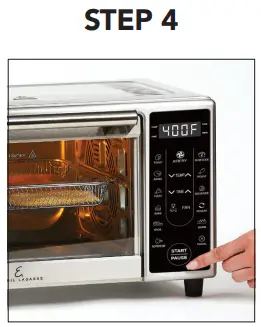 EMERIL LAGASSE EMERIL360P Power AirFryer 360Plus - Press the Start