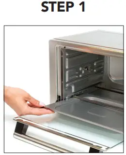 EMERIL LAGASSE EMERIL360P Power AirFryer 360Plus - Tray below