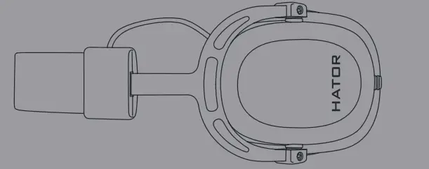 HATOR HTA-840 Hypergang 7.1 USB Headphones - Figure 1