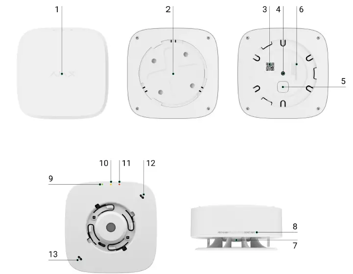 AJAX-FireProtect-2RB-Jeweller-Wireless-Fire-Detector-01