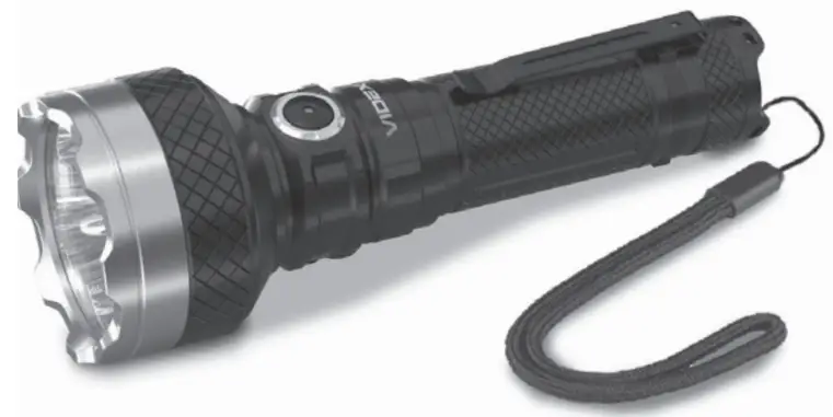 VIDEX VLF-A505C High Power Rechargeable LED Flashlight