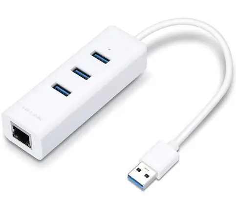 SECOMP-12021107-USB-3.0-3-Port-Hub-with-Gigabit-Ethernet-Adapter-product