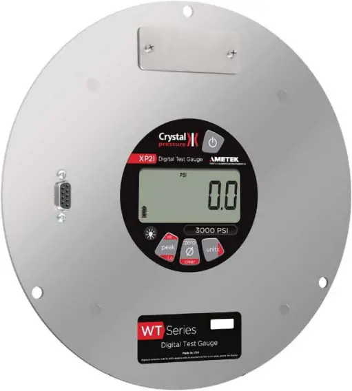 AMETEK WT Series Crystal Digital Pressure Gauge