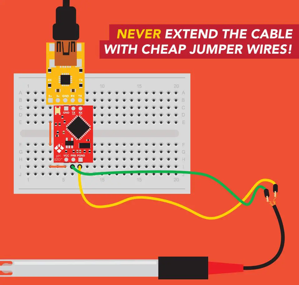 AtlasScientific B07VDMNB92 Gen 2 Consumer Grade pH Probe Double Junction Silver User Manual - NEVER EXTEND THE CABLE