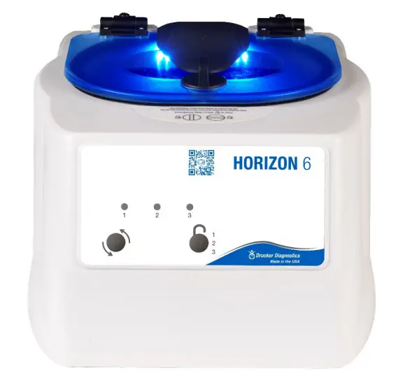 Drucker Diagnostics HORIZON 6 Compact Routine SET and LOCK Centrifuge