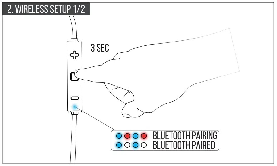 Trust 21770 Sila Bluetooth Wireless Earphones Black Lime - Figure 3