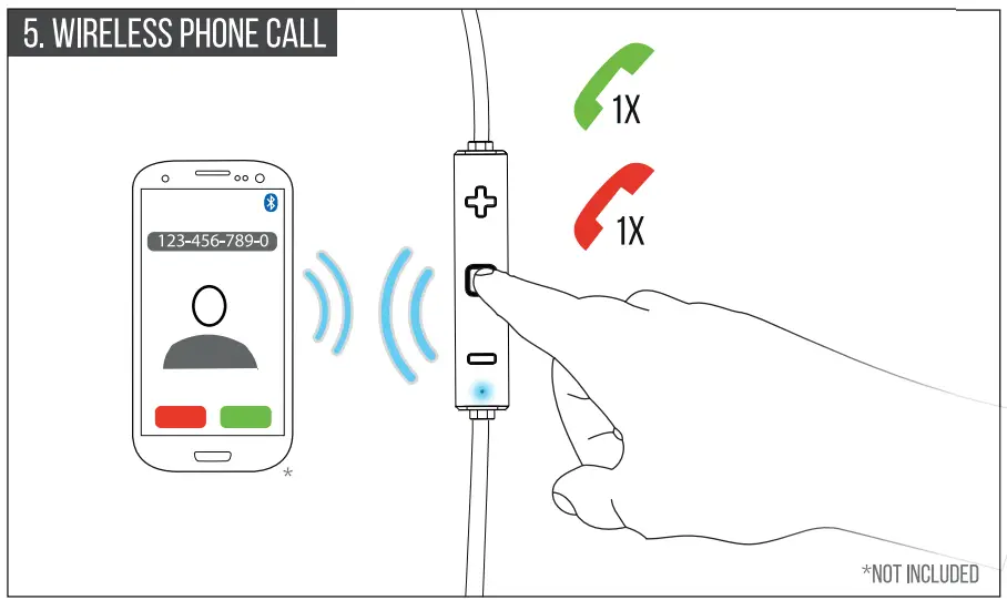 Trust 21770 Sila Bluetooth Wireless Earphones Black Lime - Figure 6