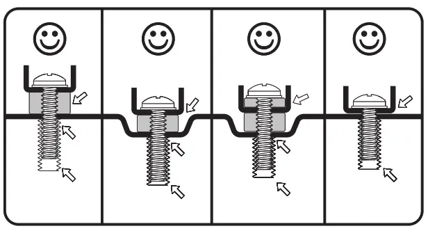 kanto PDX650SG Stainless Steel Outdoor Full Motion TV Mount - Screws1
