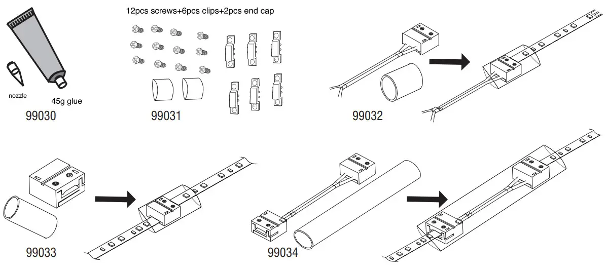 EXTERIOR LIGHTS 99025 Orion65 LED - Accessories