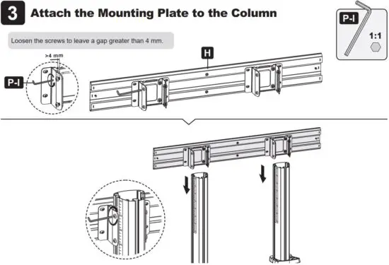 FIG 8 Attach the Mounting Plate to the Column.JPG